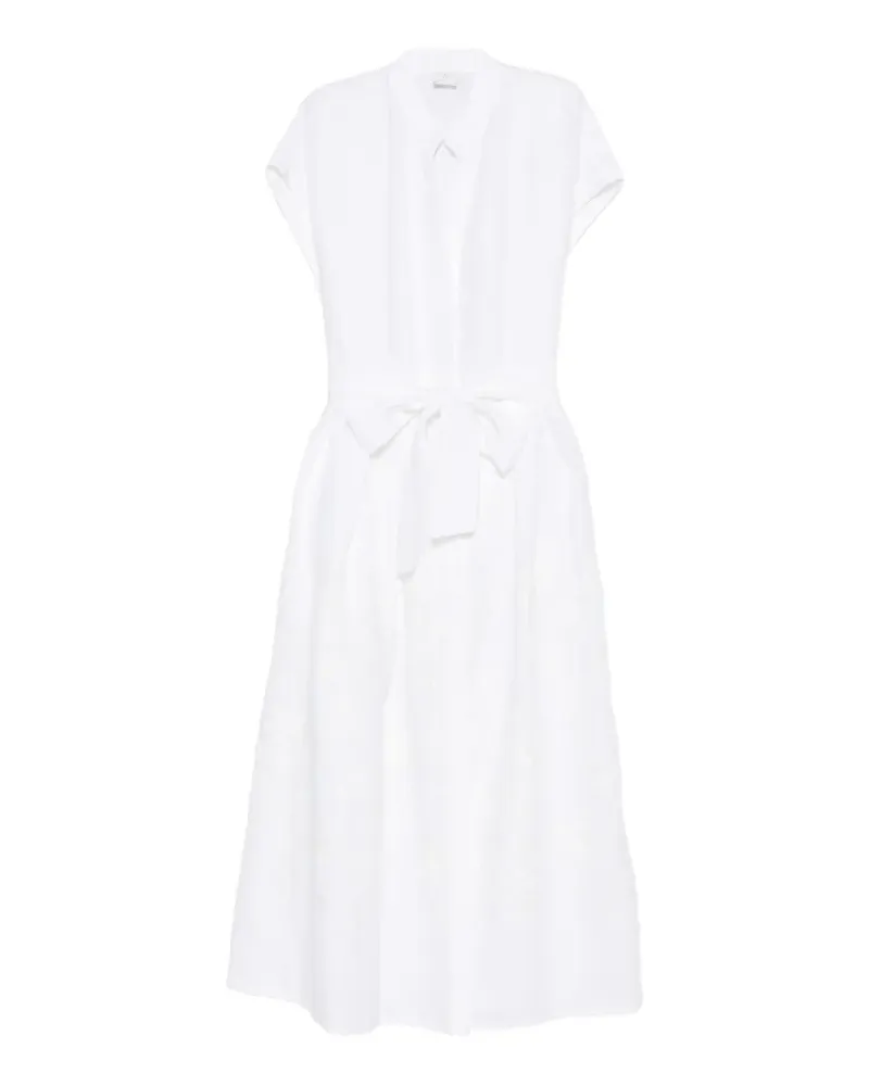 Eleventy tie-waist dress - Weiß Weiß