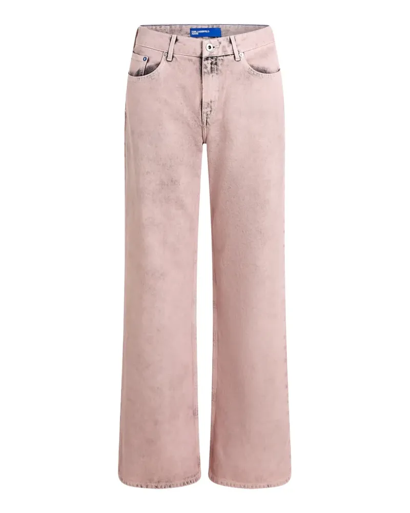 Karl Lagerfeld Five-Pocket-Jeans - Rosa Rosa