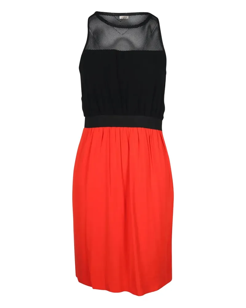 Sandro panelled midi dress - Rot Rot