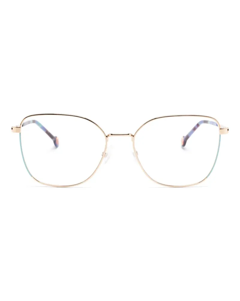 Carolina Herrera New York Brille im Butterfly-Design - Gold Gold