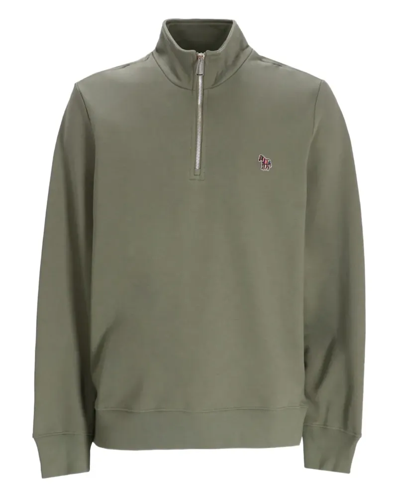 Paul Smith Sweatshirt mit Logo-Patch - Grün Grün