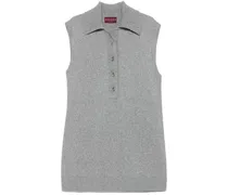 Ärmelloses Minikleid - Grau