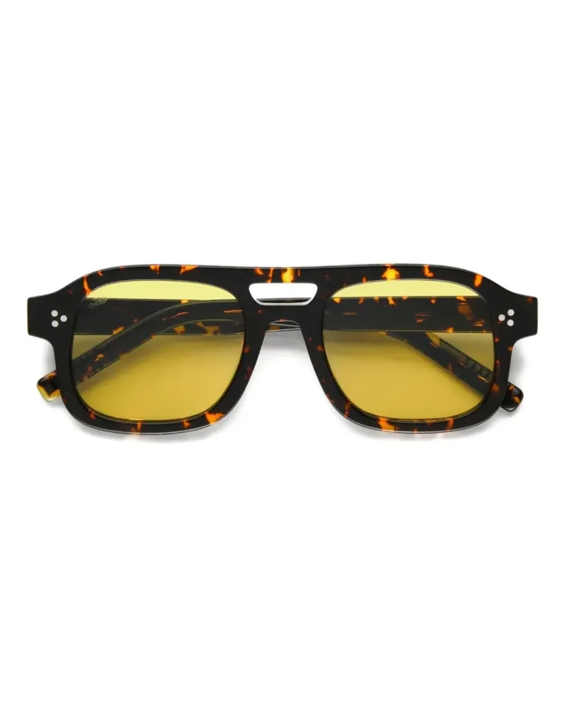 AKILA Dillinger Sonnenbrille mit geometrischem Gestell - Braun Braun