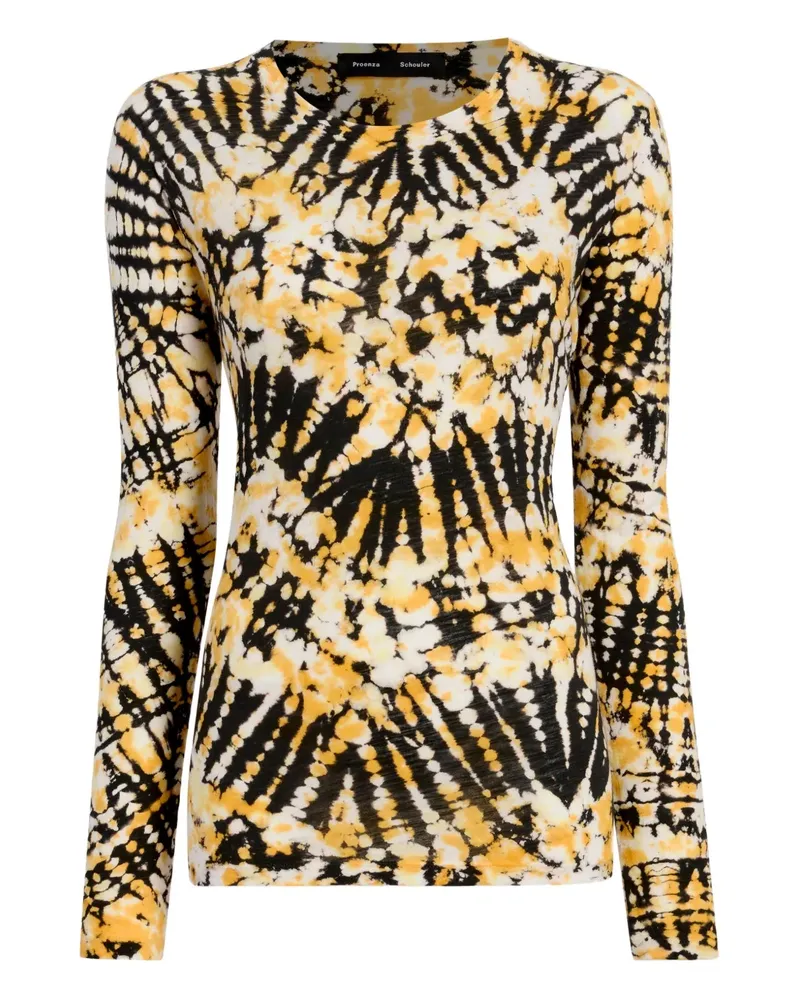 Proenza Schouler Mia Langarmshirt - Gelb Gelb