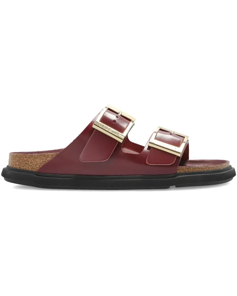 Birkenstock Arizona Pantoletten mit Schnallen - ZINFANDEL HIGH SHINE Zinfandel