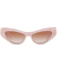 Dolce & Gabbana Sonnenbrille im Butterfly-Design Rosa