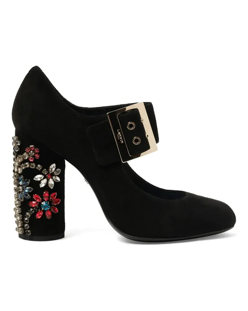 Lanvin embellished Mary Jane pumps - Schwarz Schwarz