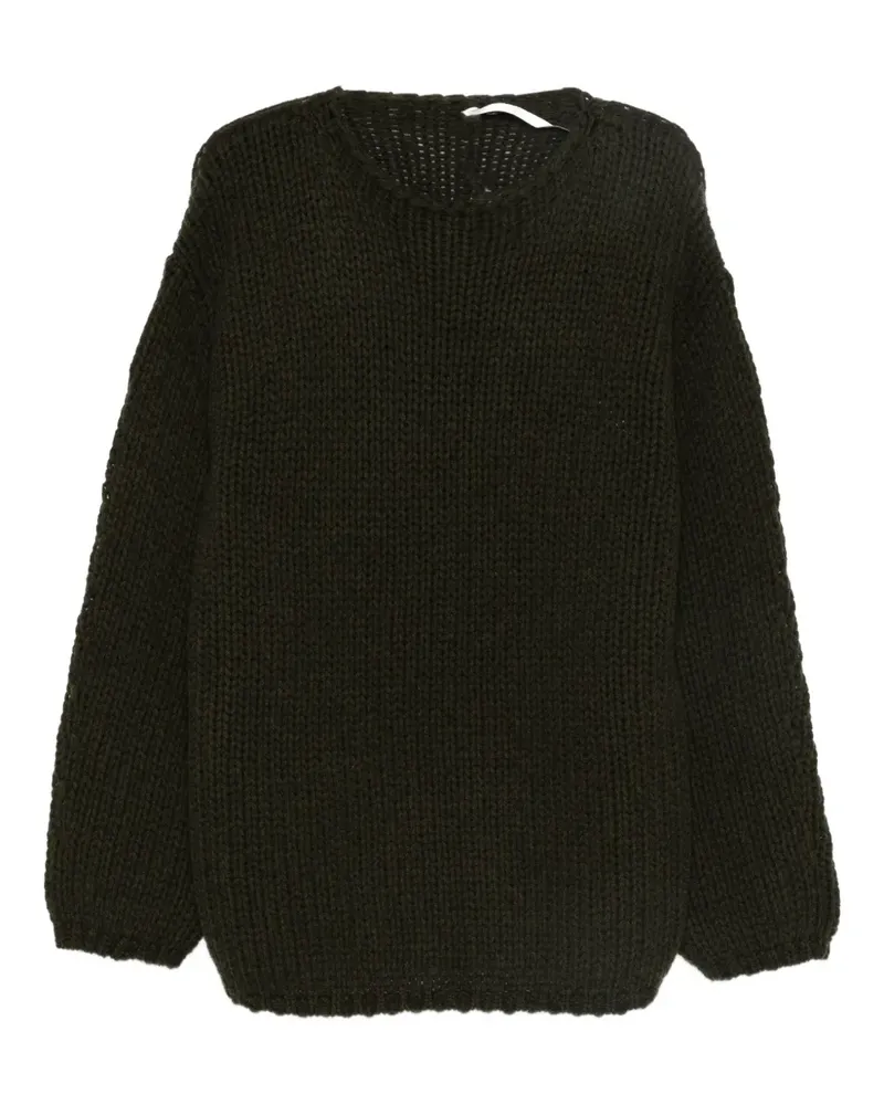 Label Under Construction Pullover mit gerippten Details - Grün Grün