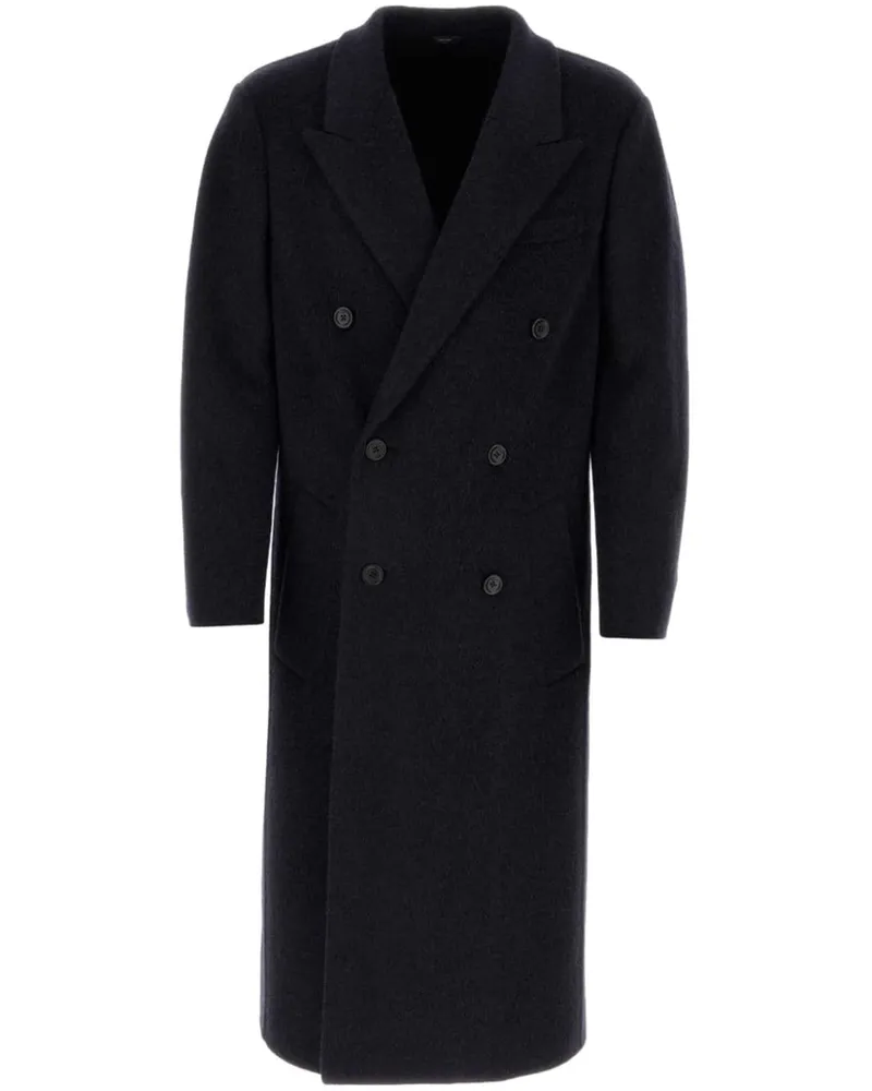 Fendi Doppelreihiger Mantel - Blau Blau