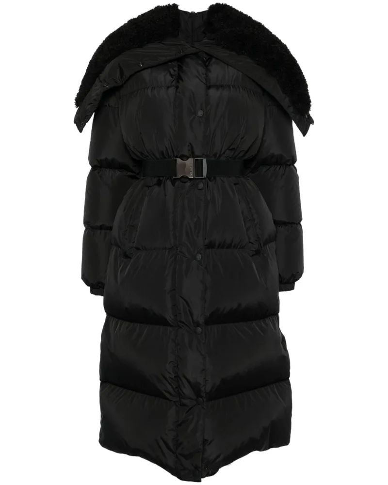 Moncler Bruneaux Mantel - Schwarz Schwarz
