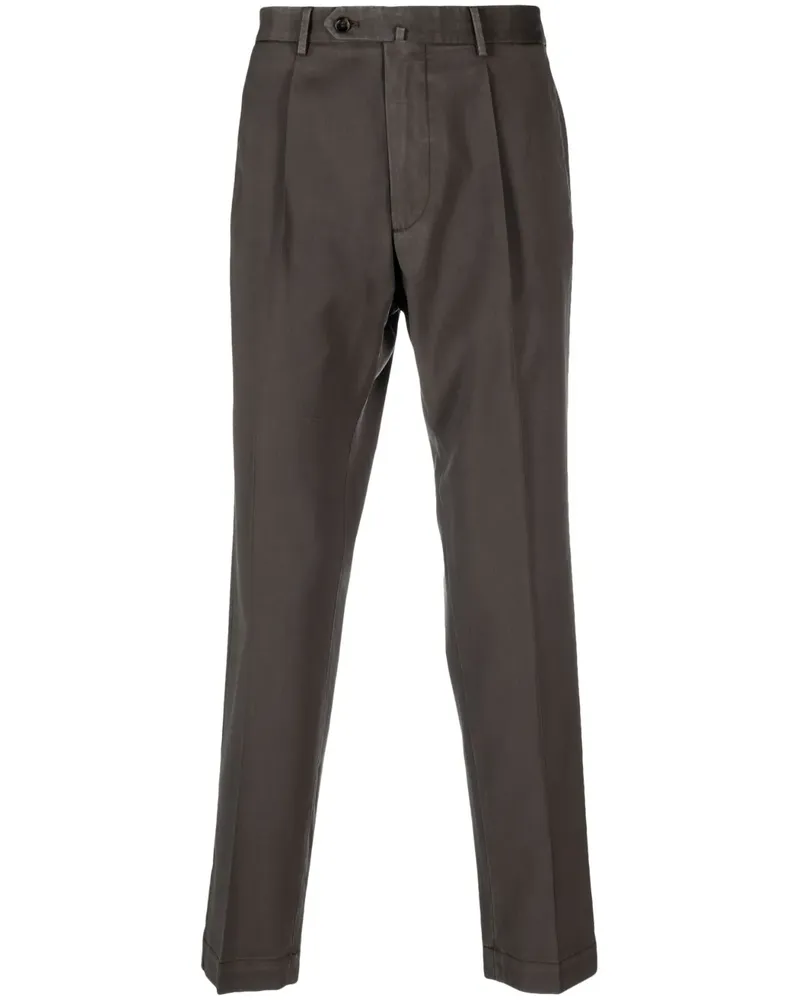 Dell'oglio Klassische Tapered-Hose - Grau Grau