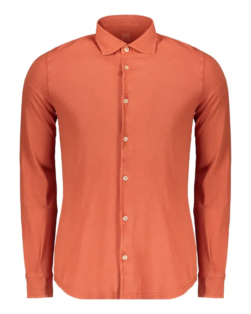 Fedeli long-sleeve shirt - Orange Orange