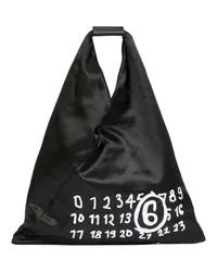 Maison Margiela Classic Japanese Shopper mit Logo-Print Schwarz