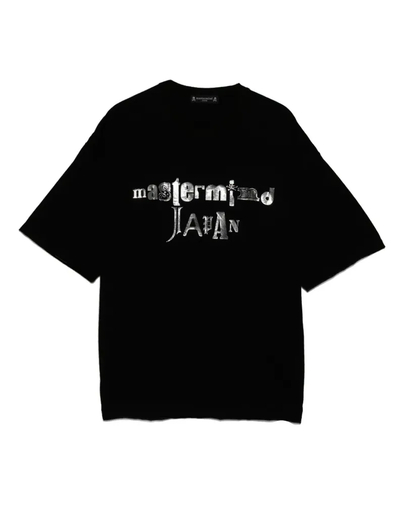 Mastermind Japan T-Shirt mit Logo-Print - Schwarz Schwarz