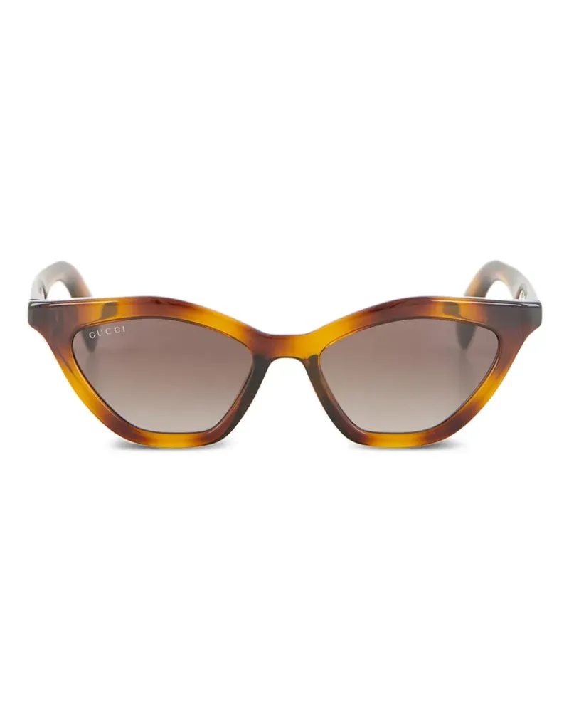 Gucci Sonnenbrille mit Cat-Eye-Gestell - Braun Braun