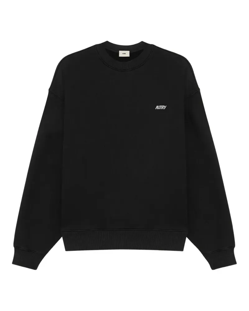 AUTRY Sweatshirt mit Logo-Stickerei - Schwarz Schwarz