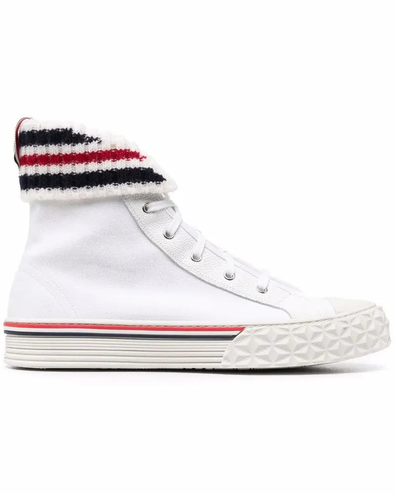 Thom Browne Sneakers mit karierter Sohle - Weiß Weiß