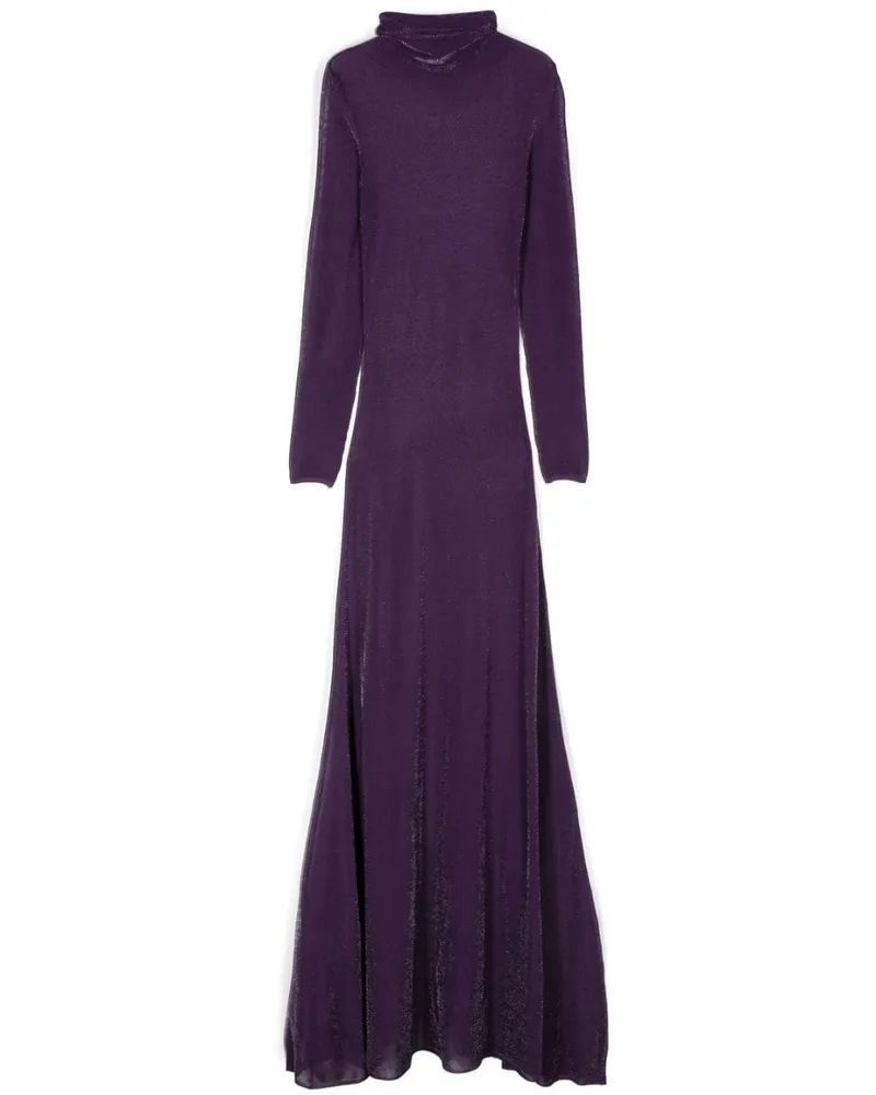 Tom Ford Abendkleid in Metallic-Strick - Violett Violett