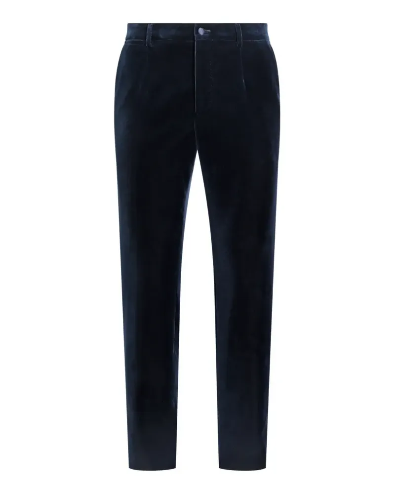 Dolce & Gabbana Hose aus Samt - Blau Blau