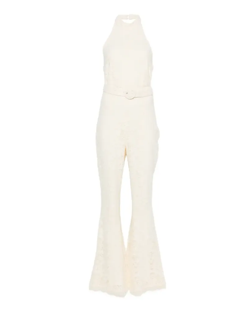 Twin-Set belted jumpsuit - Nude Nude