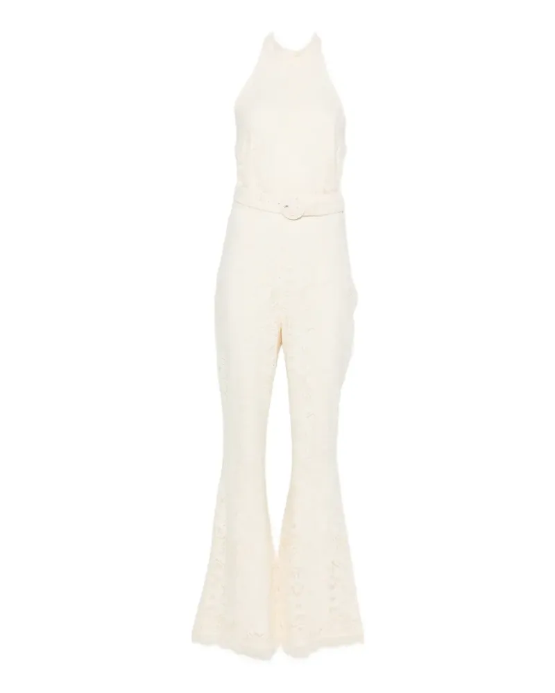 Twin-Set belted jumpsuit - Nude Nude