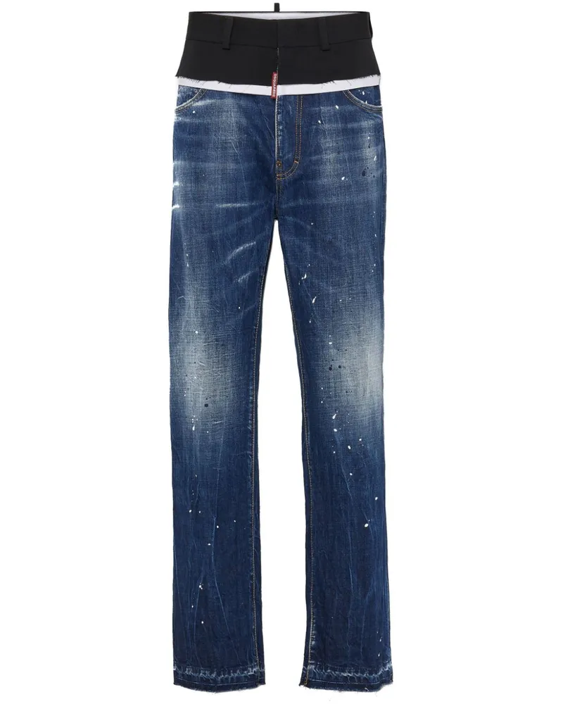 Dsquared2 Jeans mit Muster - Blau Blau