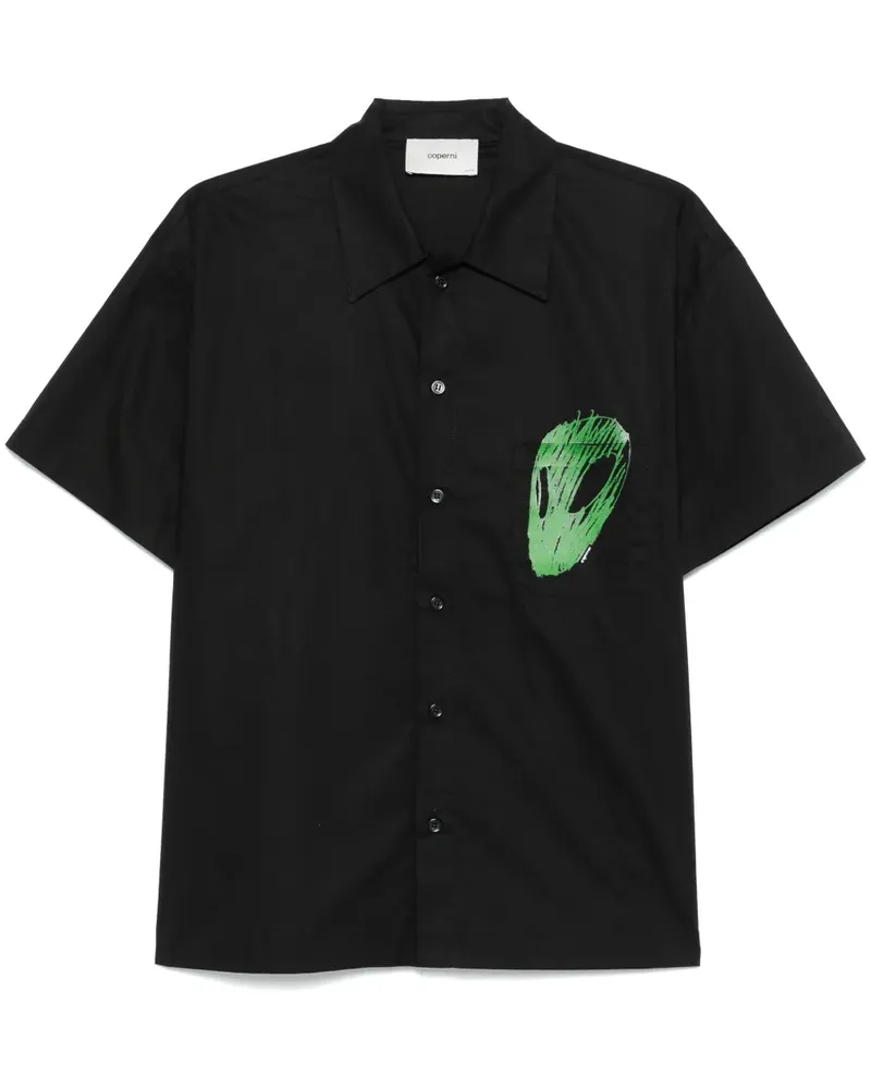 COPERNI Alien Head Hemd - Schwarz Schwarz
