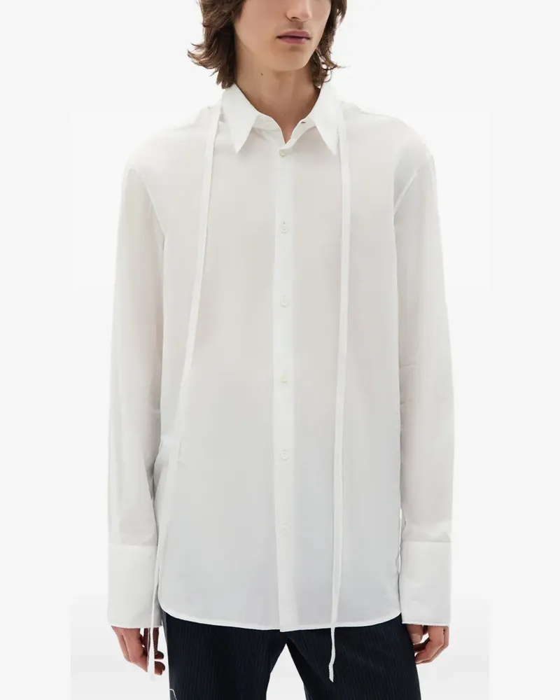 Ann Demeulemeester Elgar shirt - Weiß Weiß