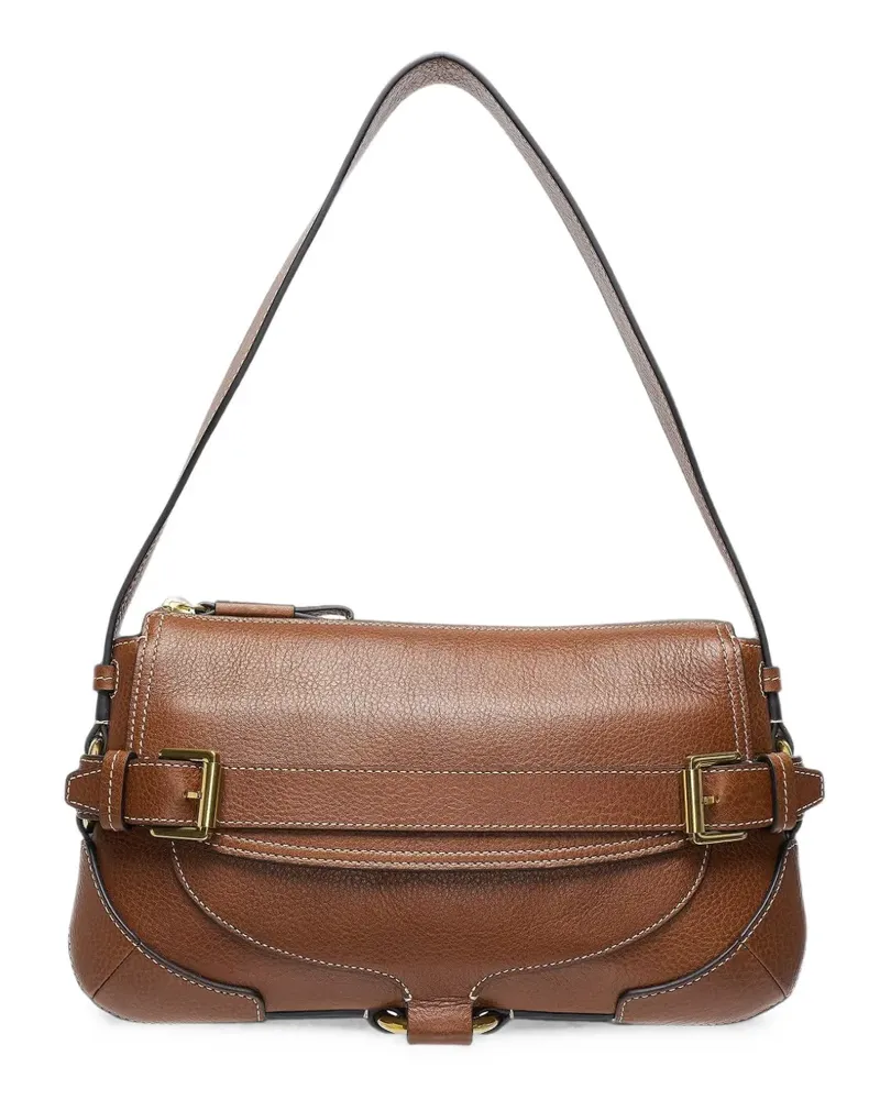 Mulberry Lennox Schultertasche mit Schnalle - Braun Braun
