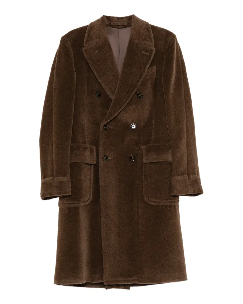 LARDINI double-breasted coat - Braun Braun