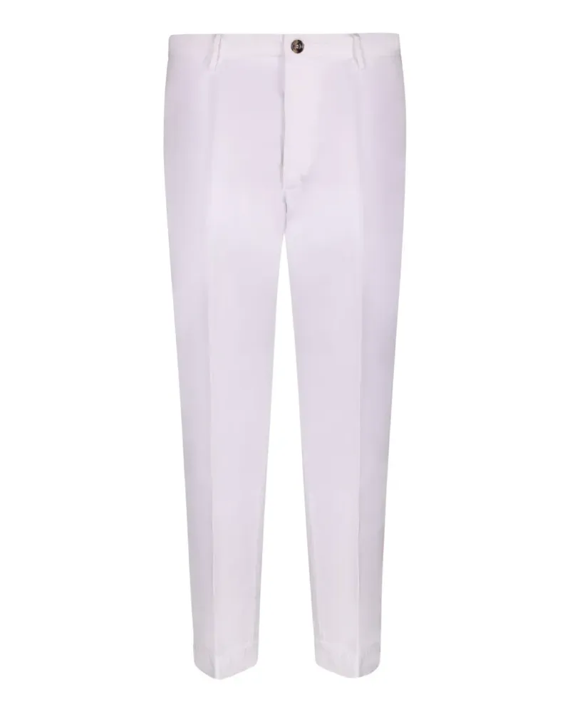 Dell'oglio Louis Hose mit Klappentasche - Weiß Weiß