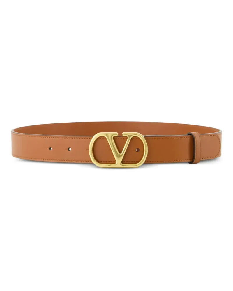 Valentino Garavani Gürtel mit VLogo - Braun Braun