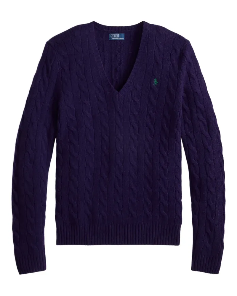 Ralph Lauren Pullover mit Zopfmuster - Blau Blau