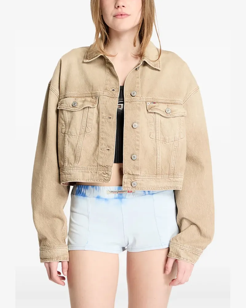 Tommy Hilfiger Cropped-Jacke - Nude Nude