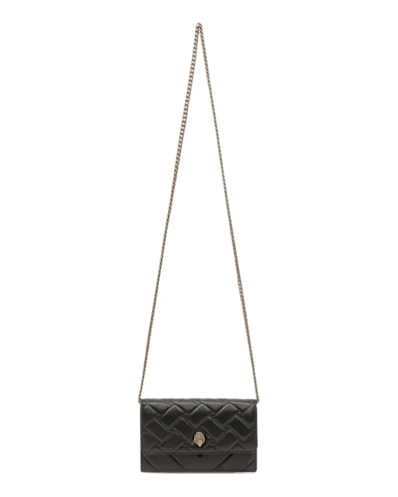 Kurt Geiger Kensington quilted leather clucth bag - Schwarz Schwarz