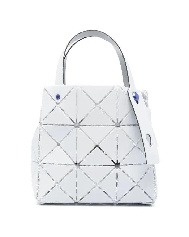 Issey Miyake Shopper mit geometrischen Einsätzen - Grau Grau