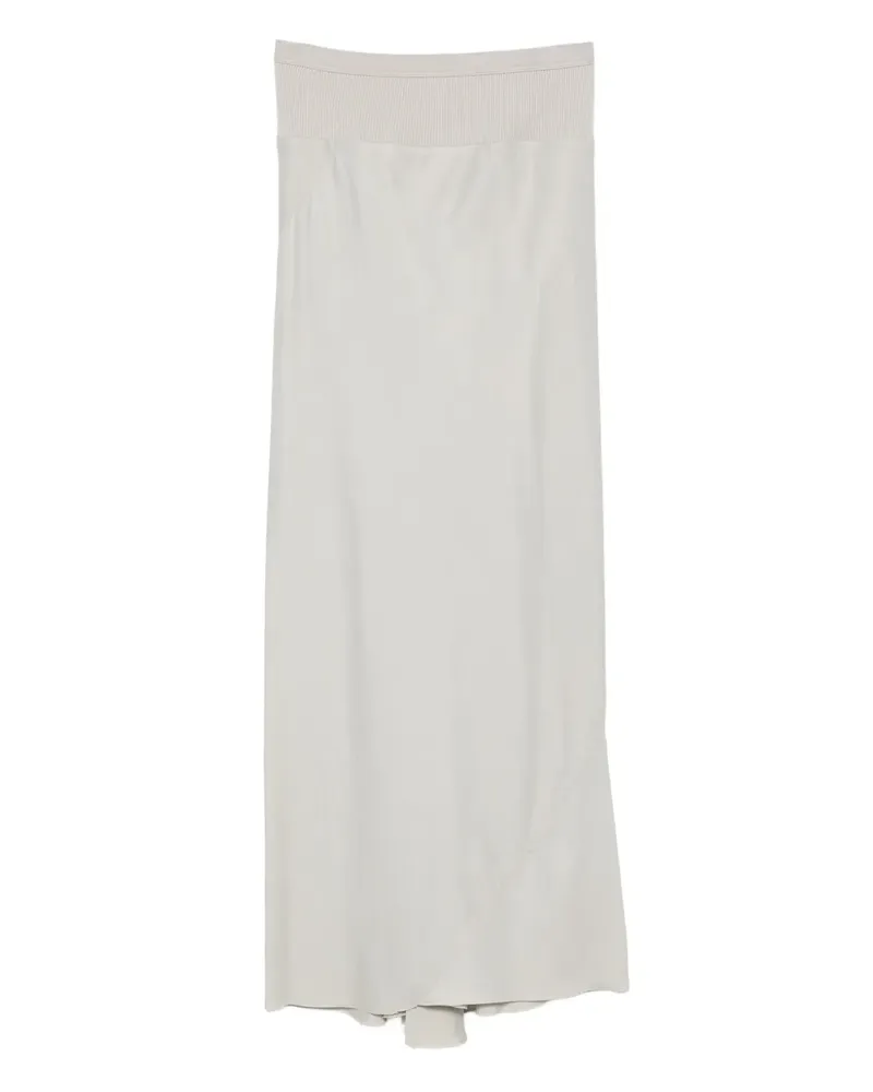 Rick Owens Asymmetrischer Rock - Grau Grau