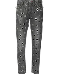 Philipp Plein Boyfriend-Jeans Grau