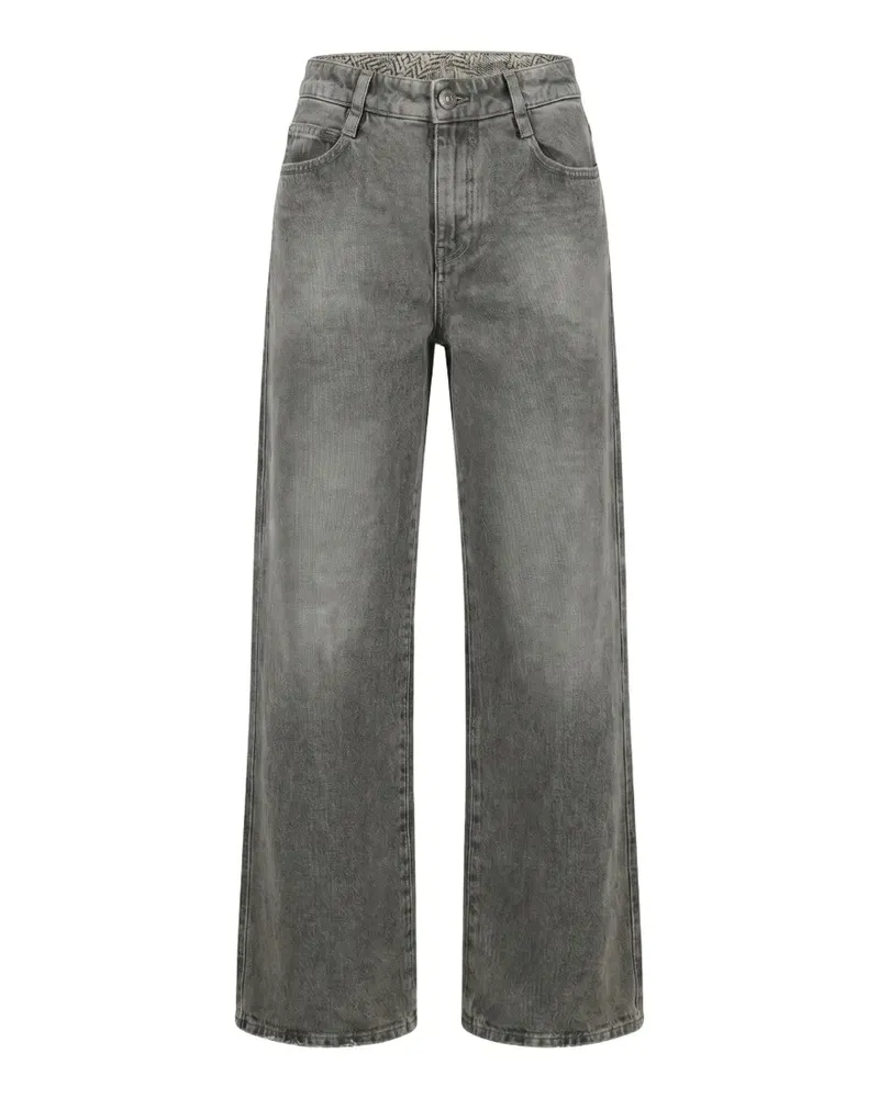 Ermanno Scervino faded straight-leg jeans - Schwarz Schwarz