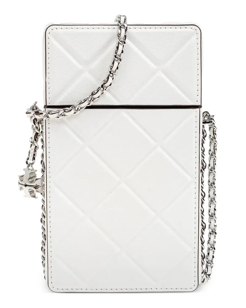 Tory Burch Handyhülle mit Logo-Schild - Weiß Weiß