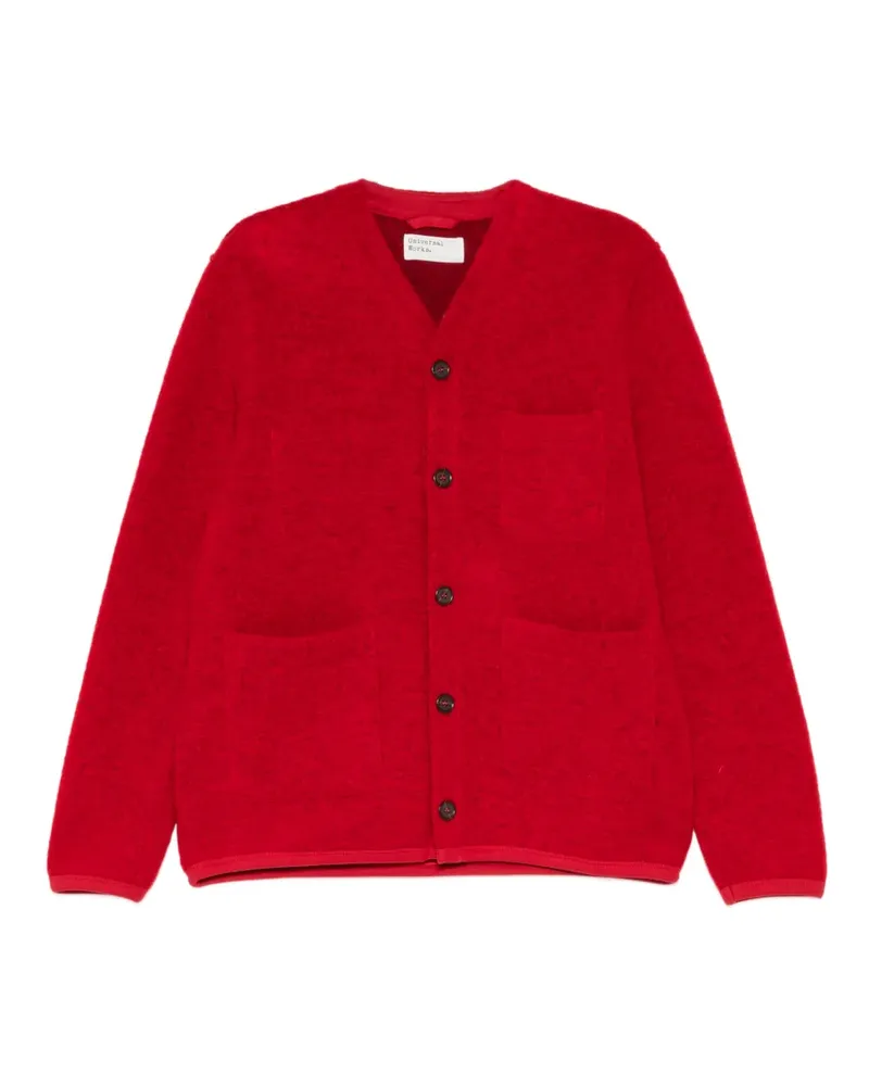 Universal Works Fleecejacke aus Wolle - Rot Rot