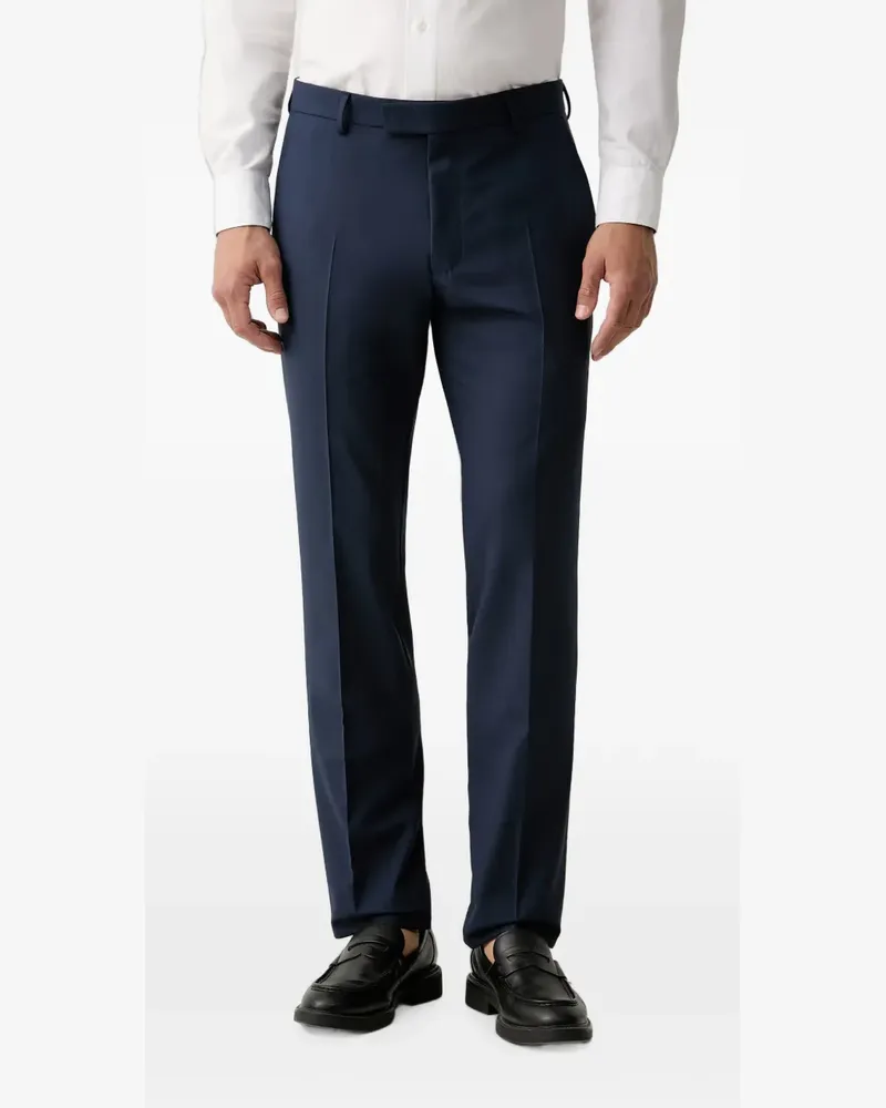 JOOP! pressed-crease tailored trousers - Blau Blau