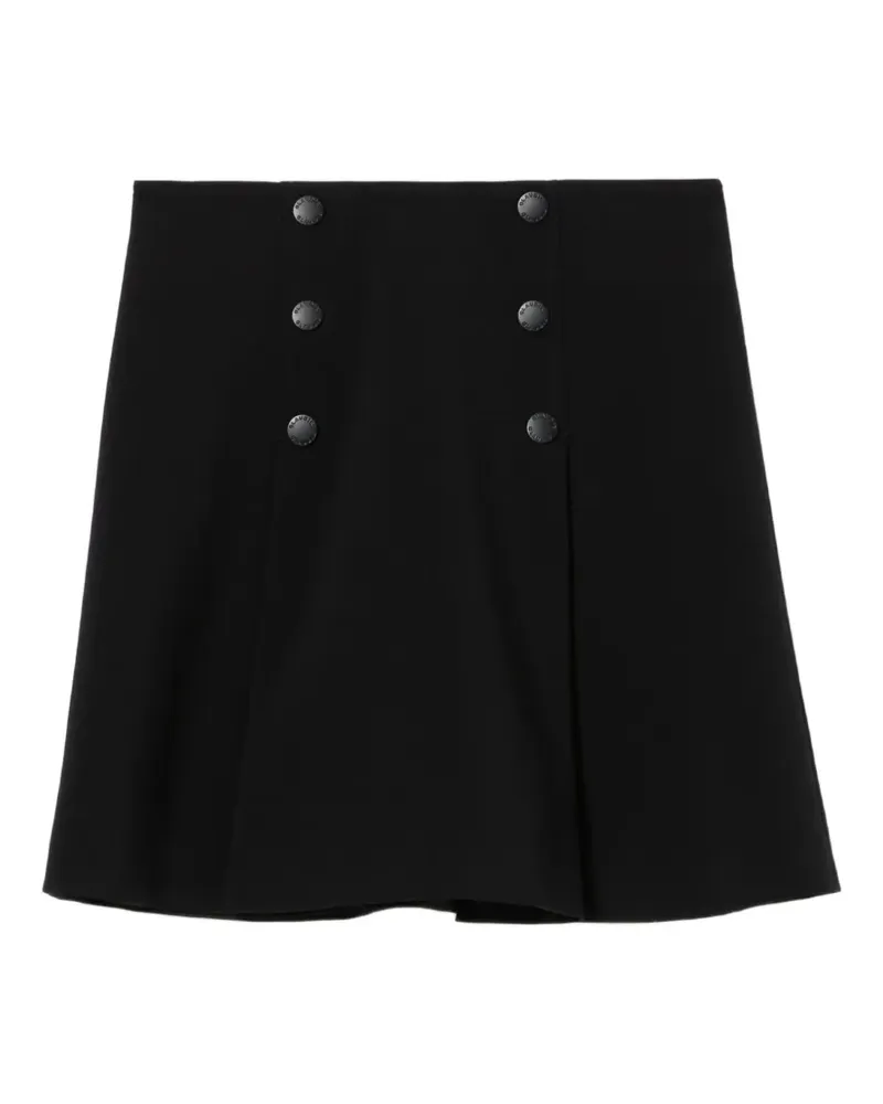 Claudie Pierlot Ausgestellter Minirock - Schwarz Schwarz