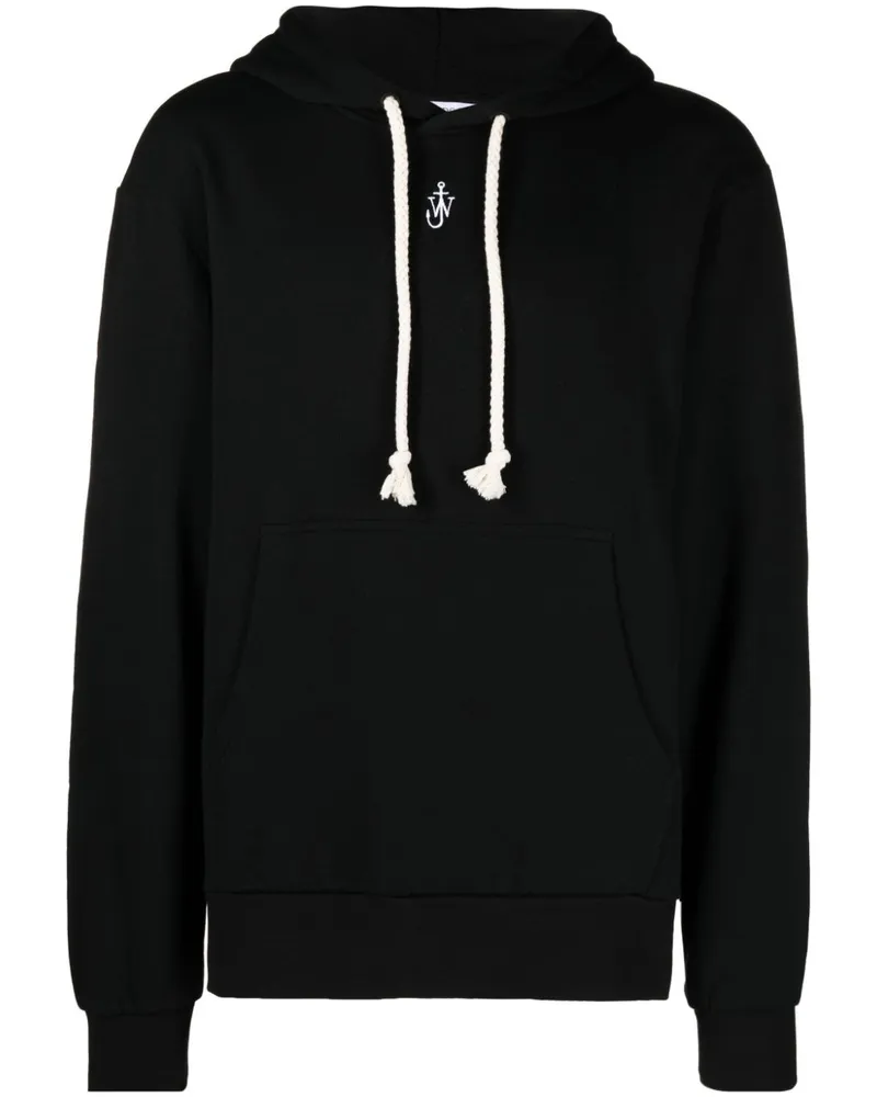 J.W.Anderson Hoodie mit Logo-Stickerei - Schwarz Schwarz