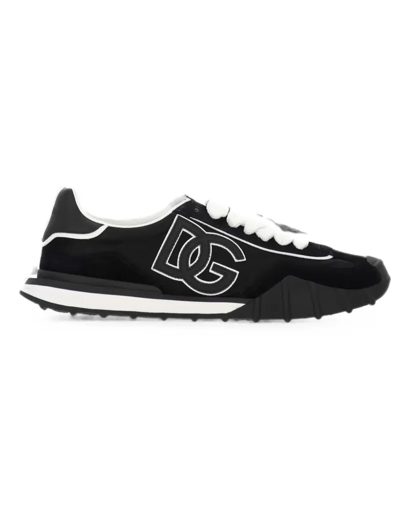 Dolce & Gabbana DG logo-patch sneakers - Schwarz Schwarz