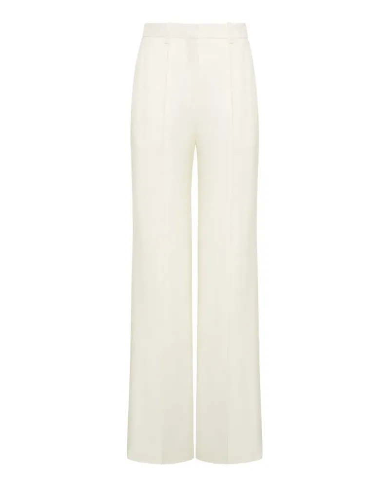 Adam Lippes Emile side-slit trousers - Nude Nude