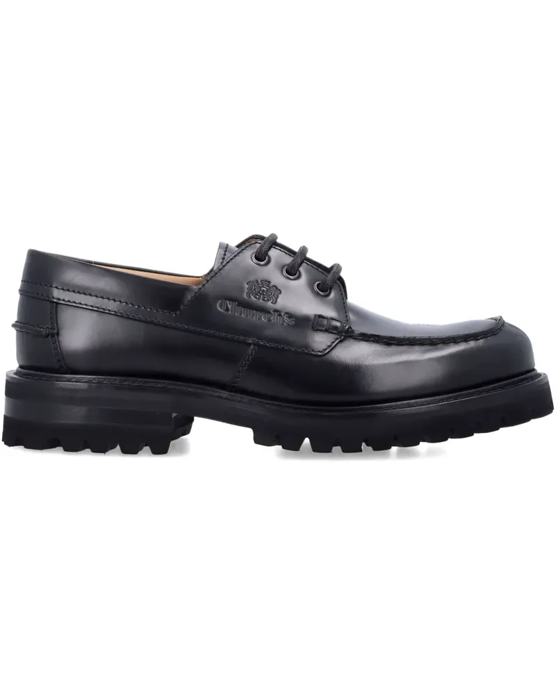 Church's lug-sole derby shoes - Schwarz Schwarz