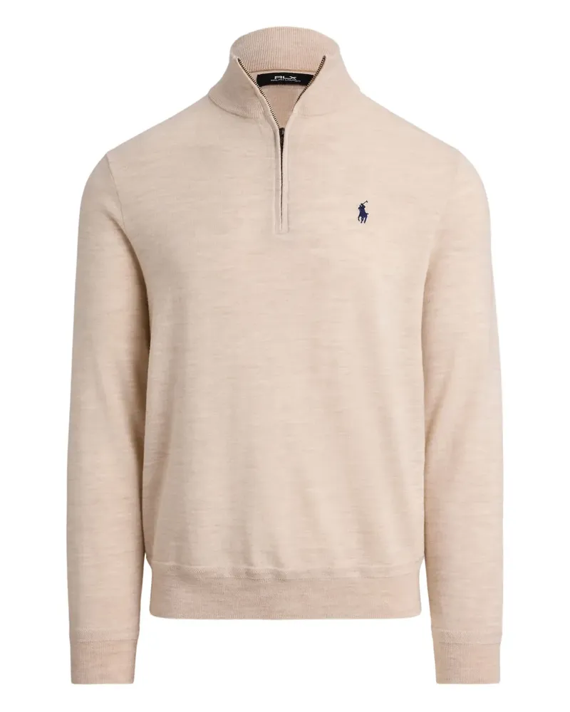 Ralph Lauren Pullover mit Reißverschluss - Nude Nude