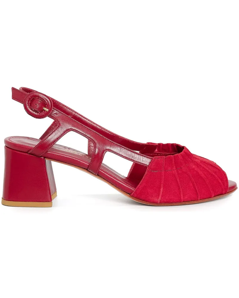 Sarah Chofakian Side Chair Sandalen 45mm - Rot Rot