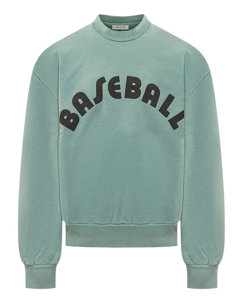 Fear of God logo-print sweatshirt - Blau Blau